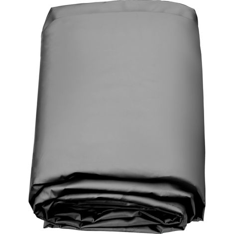 Couverture de sécurité pour piscine de 13 pieds, en PVC anthracite, couverture ronde pour protection hivernale des piscines (1/5)