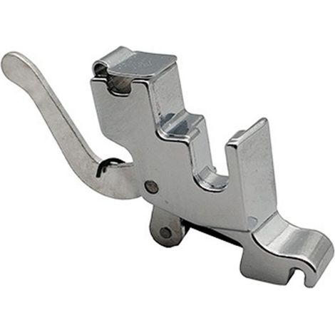Pied presseur CY 7300 gris argenté en alliage de zinc 2x2cm, installation facile pour machine à coudre, adapté à la broderie domestique et au stand de couture (1/5)