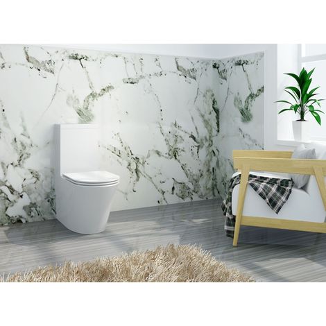 Stand-WC inkl. Spülkasten und Soft-Close Sitz BTWS-6012 (1/5)