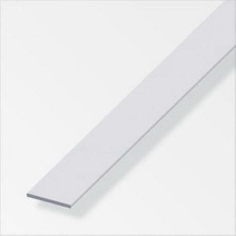 Alfer Profilo Barra Piatta Alluminio Argento Satinato Mm. 15X2 Mt. 2 - 5 Pz