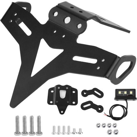 Eosnow Kennzeichenhalter hinten, Kotflügelumbau, mit LED-Beleuchtung, passend für Yamaha MT-07 FZ-07 (2013–2020) (1/4)