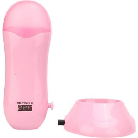Chauffe-cire dépilatoire - - 40W température réglable rose prise EU 220V (1/4)