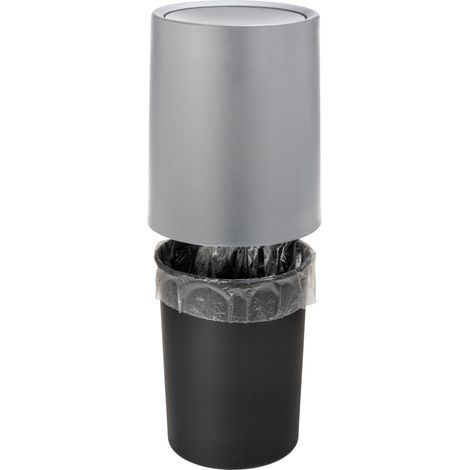 WENKO Poubelle Atri 6 l Gris