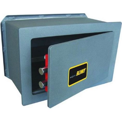 Blinky BKC42DM Cassaforte Doppia Mappa 2 Catenacci 18 mm Piastra Frontale 8 mm Ripiano e Tappetino Interni 42x28x25 cm