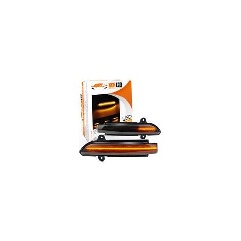 Clignotants rétroviseurs LED Défilants Mercedes Classe E W211 / CLS W219 / S W221 / CL W216 - Plug&play - NOIR - La paire (1/5)