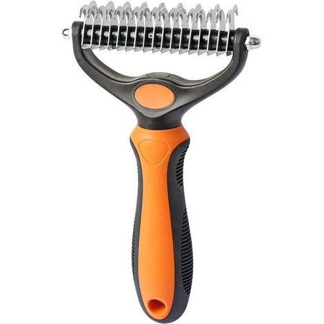 Brosse pour chien, brosse pour chat, peigne démêlant professionnel pour chien et brosse longue pour chat (1/4)