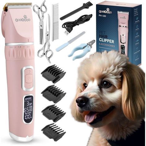Cortapelos para animales pethaus ph 100 rosa