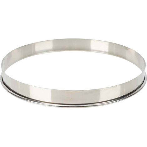 Cercle à pizza en acier inoxydable de 30 cm - Accessoire de pâtisserie pour muffins, tartes et gâteaux. (1/5)