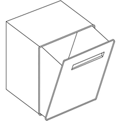 Option: trémie à déchets avec calot h600mm - Diamond