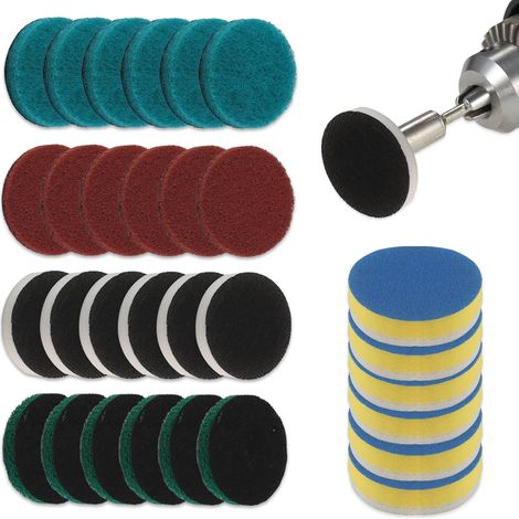 Paquete de 30 cepillos de limpieza para Bosch, 65 mm, cepillo de limpieza universal, 5 tipos de cepillo, almohadilla de alto rendimiento, compatible con Bosch 6033. (1/5)