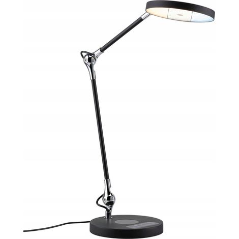 Paulmann Numis lampada da tavolo LED nera regolabile (1/3)