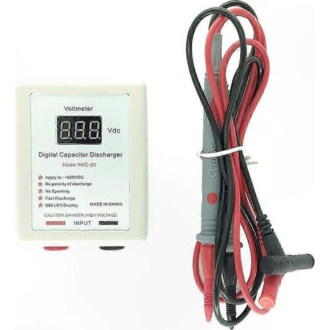 Outil de décharge de condensateur numérique 800V haute tension pour réparation électronique et affichage, équipement de test précis (1/5)