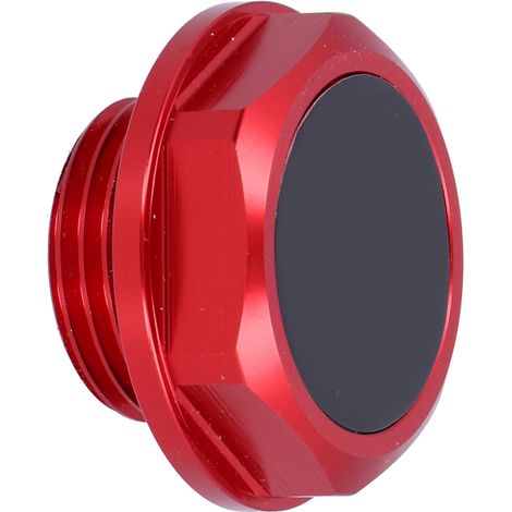 Bouchon d'huile en aluminium anodisé rouge, couvercle de remplissage auto, accessoire voiture remplacement (1/5)