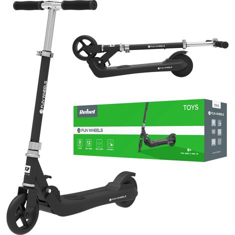 Elektroroller für Kinder, 12 km/h, 50 kg, Rebel, faltbar, leicht, IPX4 (1/5)