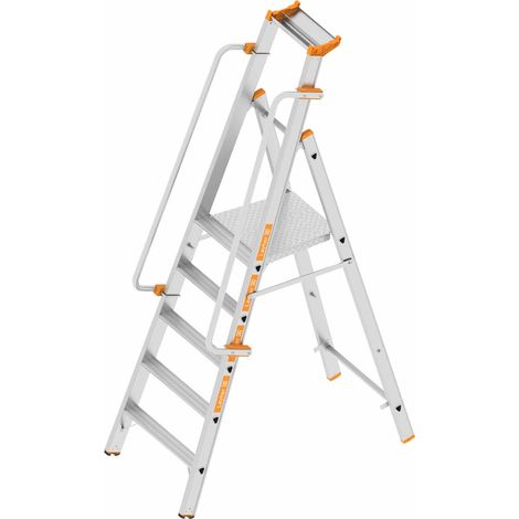 Layher Topic 1074 konische Plattformleiter 5 Stufen