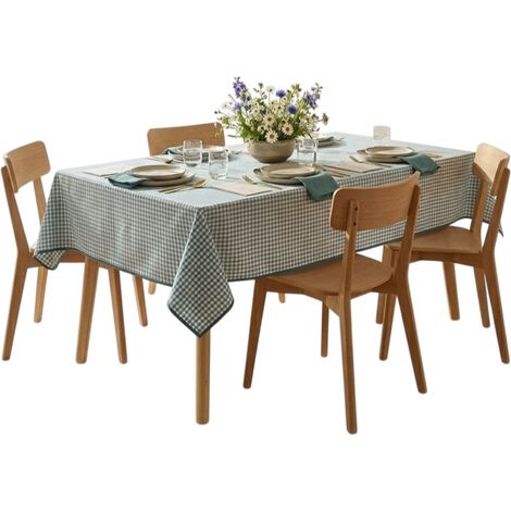 Nappe pvc 140 x 240 cm Mini vichy sauge (1/3)