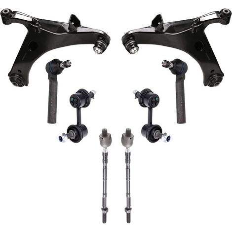 KIT BRACCIO OSCILLANTE 8 PEZZI COMPATIBILE CON SUBARU IMPREZA Hatchback (GR, GH, G3) 2.0 / Kit Sospensione Completo OE/OEM / Bracci Oscillanti + Testine Sterzo / Sostituzione Diretta OEM