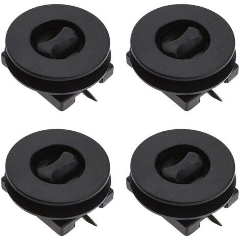 4pcs Tapis de Voiture Retenue Anti-dérapant Boucle Torsion Clip en Plastique Fixation Montage Double Couche Pinces Supports
