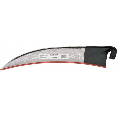 FPLUS bellota guadaña 2503-20 , Guadaña 2503-20".- Tamaño: 510 mm.- Peso: 580 g.- Material: Acero aleado templado y tensionado perfecto para máximo corte.Nervio reforzado para resi