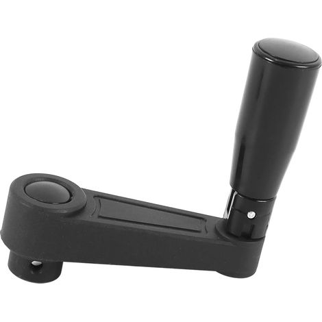 Manivelle de Machine Noire Pliable (Fixation : 8 x 8 mm) (1/5)