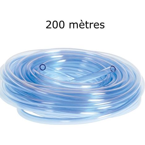 200 mètres de tuyau 4/6 mm pour pompe à air aquarium et bassin (1/4)
