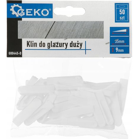 Herramienta de alicatador geko tile spacers and wedges reutilizable 5 mm (1/3)