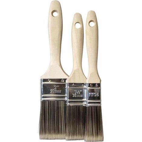 Faithfull 75005003 Tradesman Synthetic Paint Brush Set, 3 Piece FAIPBTSET3