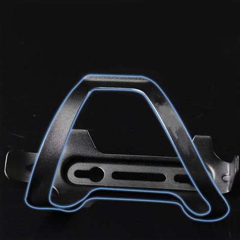 Porte-gobelet de vélo en alliage d'aluminium haute résistance et résistant à l'usure, noir. (1/5)