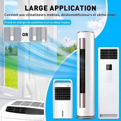 Joint De Fenetre Pour Climatiseur Mobile - Kit Calfeutrage 400 Cm - Universel Pour Climatiseurs Sèche-Linge Déshumidificateurs - 1 Pièce (1/5)