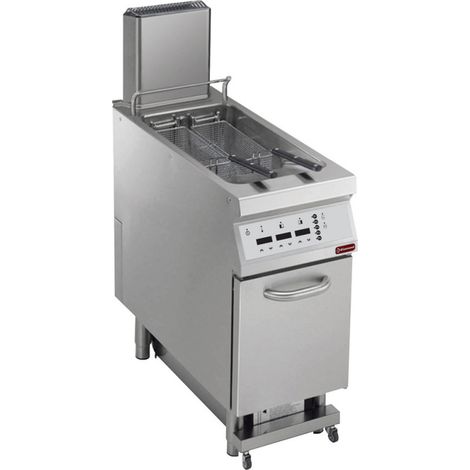 Friteuse gaz digit. cuve - y- 23 lt sur meuble - Diamond (1/4)