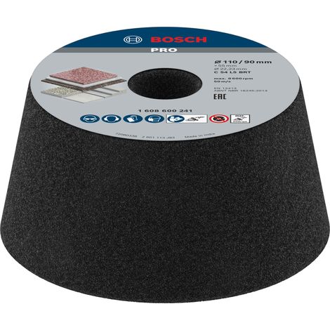 Bosch PRO Metal Konischer Schleiftopf 90 x 110 x 55 mm G54 - 1608600241