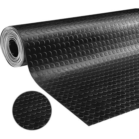 Tapis de sol en caoutchouc, vendu au mètre, 500 x 100 cm, tapis de protection à picots, antidérapant, pour poste de travail, 3 mm d'épaisseur, tapis industriel en caoutchouc pour usine, garage (1/5)