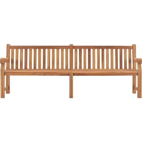 Maison Exclusive - Gartenbank 228 cm Massivholz Teak