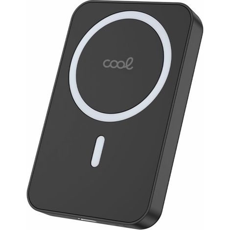Bateria Externa Universal MAGNÉTICA Power Bank Qi 5000 mAh COOL Negro