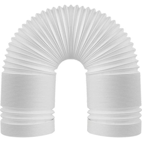 Rallonge de tuyau de climatisation, tuyau d'évacuation universel, diamètre 150 mm, flexible en PVC pour climatisation, sèche-linge, hotte aspirante (300 cm) (1/5)