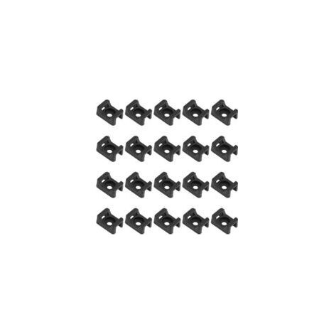 150PCS Noir Supports pour Serre-Câbles, Support de Base de Serre-Câbles pour Organiser Câbles, 23mmx16mm (1/5)