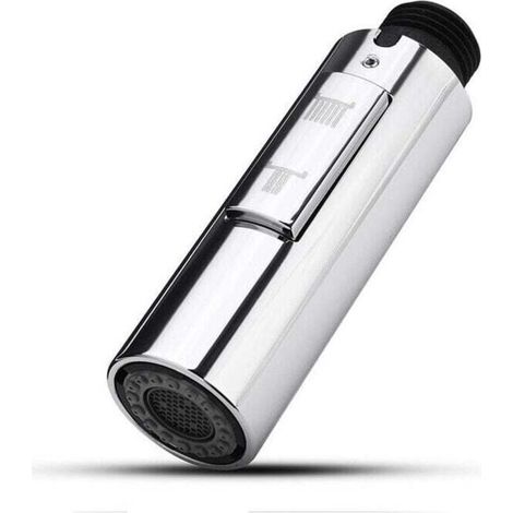 Aiperq Ulisem universel G 1/2 Tête de robinet de cuisine, robinet Douchette pièce de rechange, réglages de pulvérisateur Pomme de douche pour salle de bain robinet mitigeur de cuisine, finition chromé (1/3)