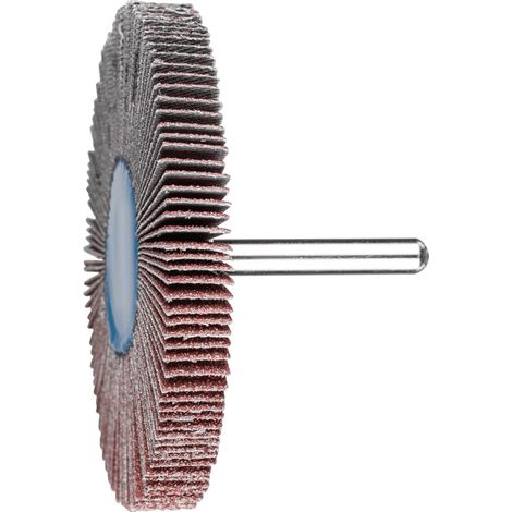 PFERD TOOLS Korund Fächerschleifer F Ø 80x10mm Schaft-Ø 6 mm A60 für Feinschliff und Finish 10 Stk (1/5)