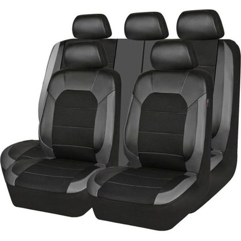 Komplettes 9-teiliges Autositzbezug-Set, Duster Autositzbezüge Komfort Innenraum 5 Sitze (1/5)