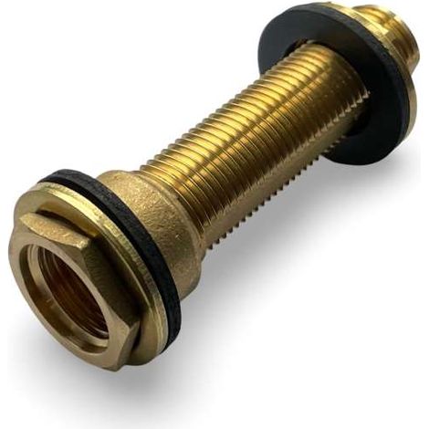 Meibes Wanddurchführung Wandscheibe zur Schachtsanierung 90mm 1/2" IG x 1/2" AG DN 15