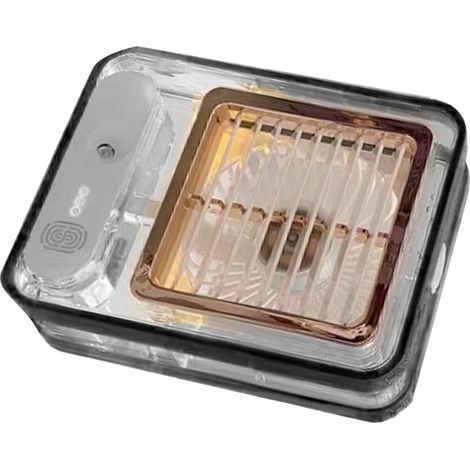 Ventilateur brumisateur de bureau à 3 vitesses, rechargeable par USB, silencieux, avec veilleuse intégrée, idéal pour la chambre, le bureau et les voyages (noir).