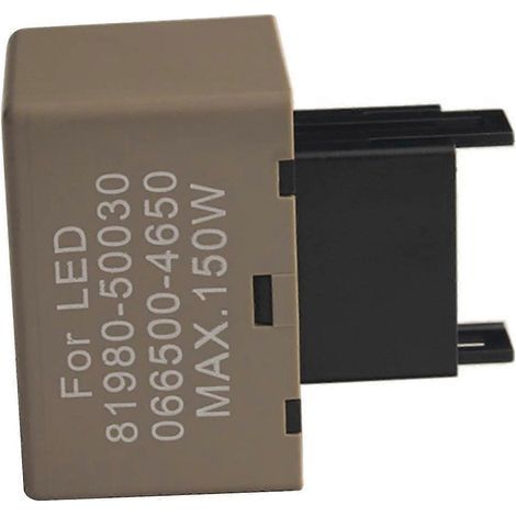 Repuestos para automóviles, relé intermitente electrónico de 8 pines, apto para bombillas LED, Toyota Lexus 81980-50030 066500-4650 (1/4)