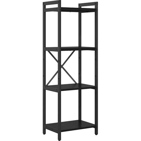 Maison Exclusive - Bücherregal Schwarz Eichen-Optik 40 x 30 x 119