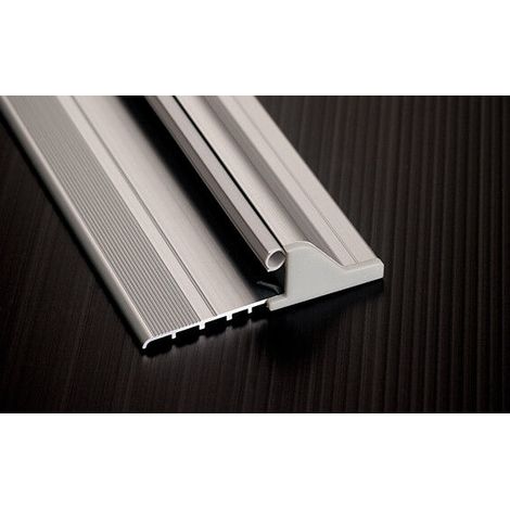 Soglia in alluminio antipioggia domatic d-rain porte e infissi cm 105 (1/4)