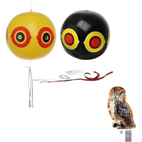 Ballon effaroucheur d'oiseaux x2