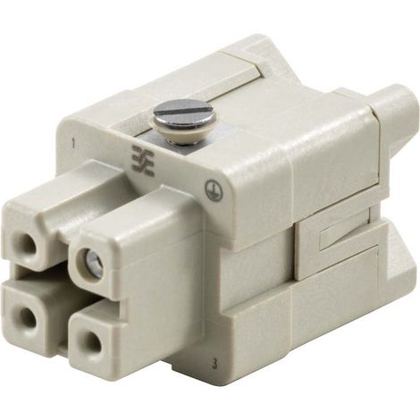 Module de connecteur Weidmuller série HA, 3 contacts , 16A, Femelle ( Prix pour 1 )