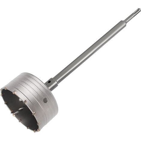Fresa Muro A Tazza 125 Mm Asta Prolunga 60 Cm Attacco Trapano Sds Plus (1/2)