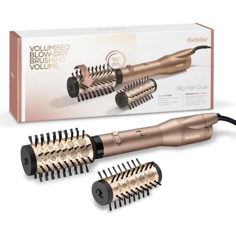 BaByliss - AS952E - Brosse soufflante Big Hair Dual pour le volume, la mise en forme et la brillance (1/5)