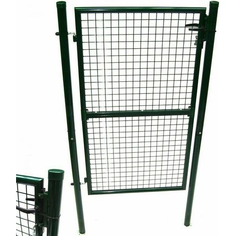 GARTENTOR ZAUNTOR PFORTE 100x160 SCHLOSS ZAUN 56729 GARTENZAUN MASCHENDRAHTZAUN (1/5)