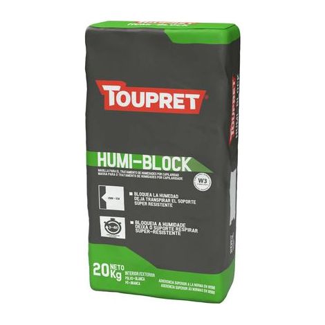 Revestimiento para construcción Humiblock 20kg - Toupret